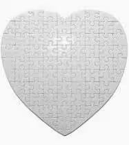 Custom Heart-Shaped Photo Puzzle ❤️🧩